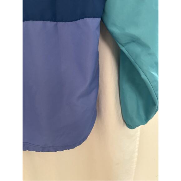 Dutch Bros Anorak Jacket Womens Medium Color Block Windbreaker Retro Logo Hoodie - Picture 10 of 13